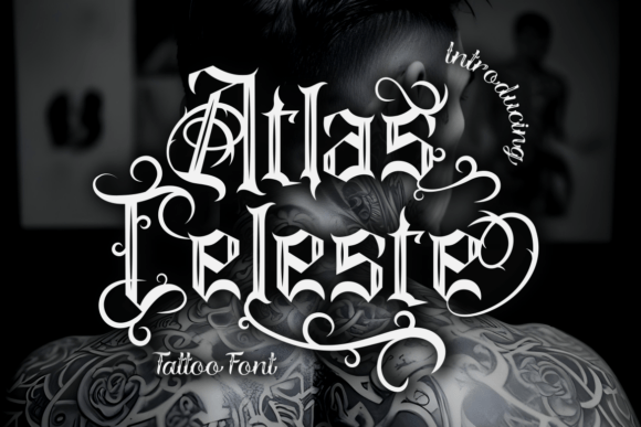 Atlas Celeste Font for Handmade Creations
