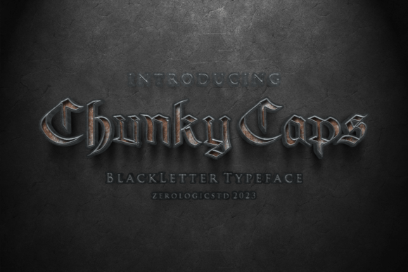 Chunky Caps: A Bold Typeface for Digital Design