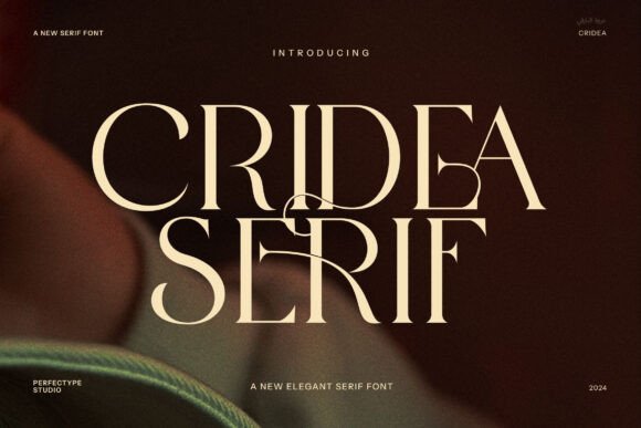 Cridea Serif Font for Modern Marketing