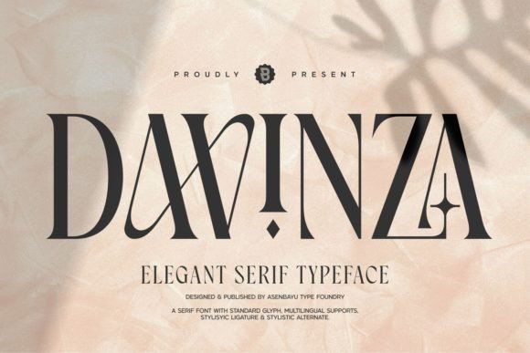 Davinza Serif Font for Handmade Creations