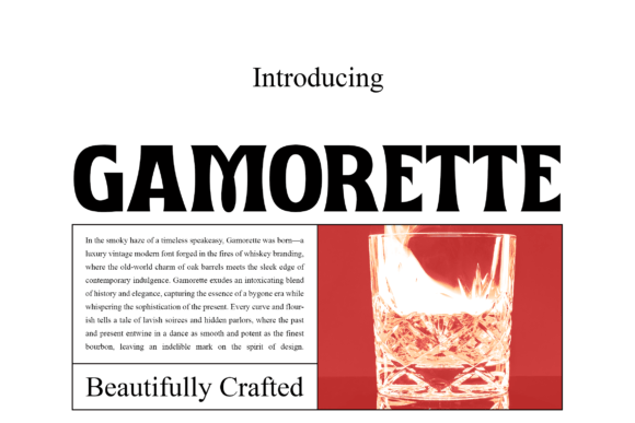 Enhance Your Brand with the Timeless Gamorette Font