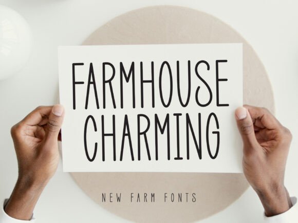 Farmhouse Chraming: A Font That Speaks to the Heart of Rural Living