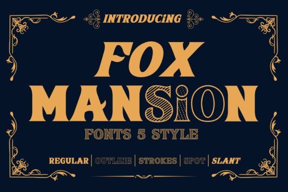 Fox Mansion: A Serif Font That Elevates Digital Design