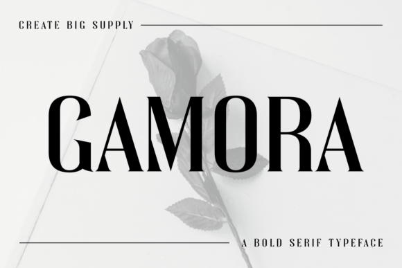Gamora Serif Font for Bold Branding