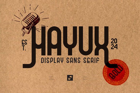 Hayux: The Vintage Serif Font That Elevates Your Campaigns
