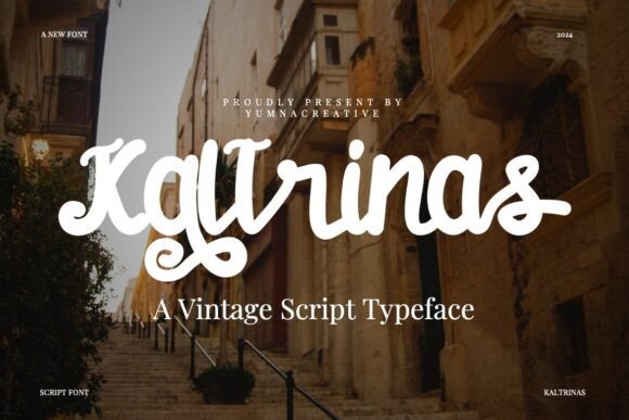 Kaltrinas Font for Business Branding