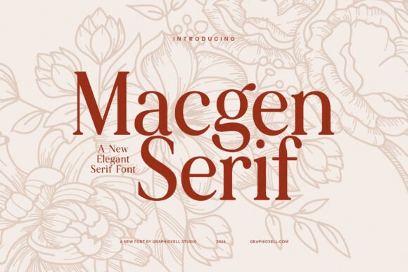 Macgen: A Serif Font with Timeless Charm