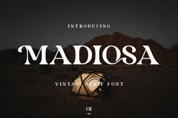 Madiosa: A Serif Font That Elevates Your Editorial Design