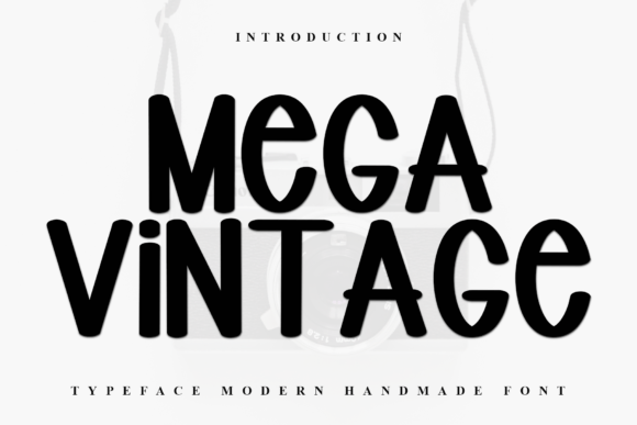 Mega Vintage Font for Timeless Branding