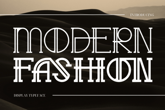 Modern Fashion Font for Campaign Design
