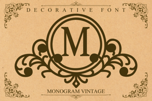 Monogram Vintage Font for Brand-Ready Designs