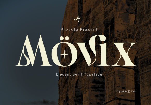 Movix Serif Font for Campaign Design