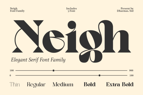 Neigh: A Modern Serif Font for Thoughtful Editorial Design