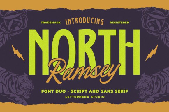 North Ramsey: A Vintage Font Duo for Timeless Editorial Design