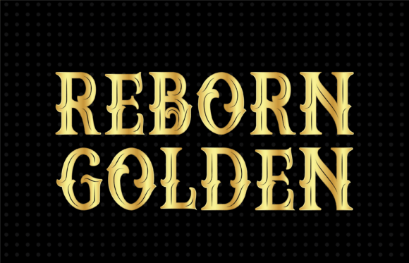 Reborn Golden: A Vintage-Inspired Font for Web Design