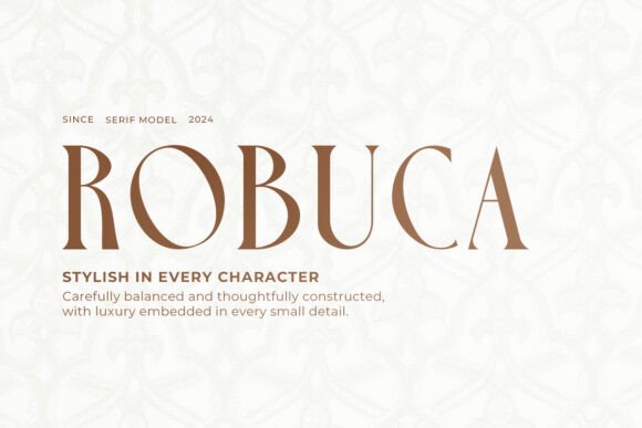 Robuca: A Serif Font That Elevates Your Digital Branding