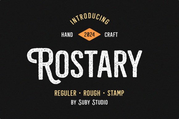 Rostary Font for Modern Branding and Design