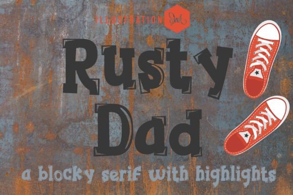 Rusty Dad Font for Business Branding