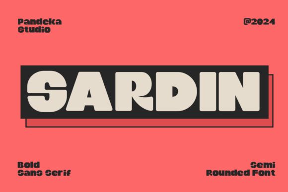 Sardin – A Playful Sans Serif Font for Modern Editorial Design