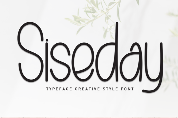 Siseday: A Simple Font for a Polished Brand Look
