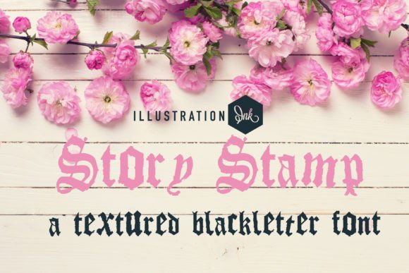 Story Stamp: A Vintage Font for Polished Branding