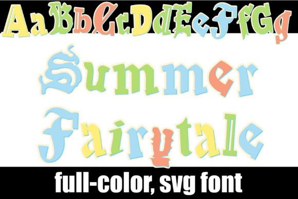 Summer Fairytale: A Whimsical Font for Editorial Design
