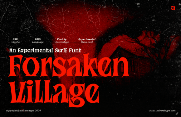 Ut Forsaken Village Font for Business Branding