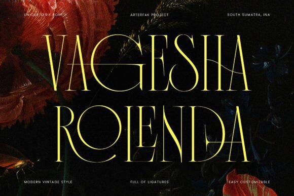 Vagesha Rolenda Font for Timeless Branding