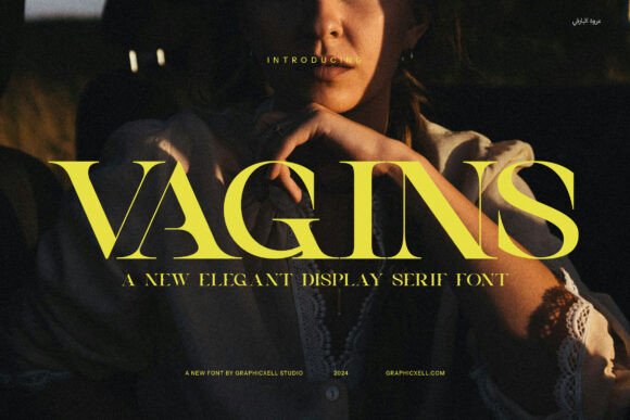 Vagins Vintage Serif Font for Craft Projects