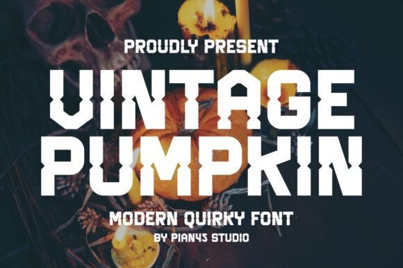 Vintage Pumpkin Font Review for Design Projects