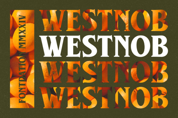 Westnob Serif Font for Handmade Creations